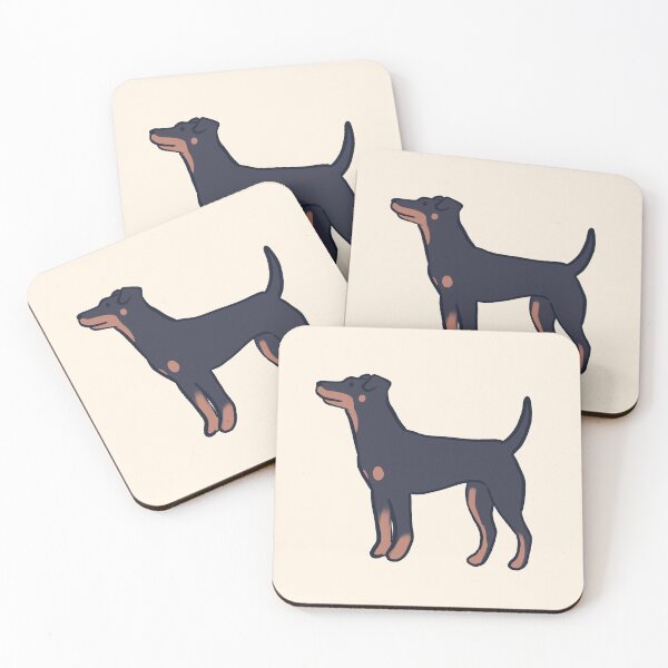 Item preview, german pinscher dog illustration  designed and sold by Mayarart.