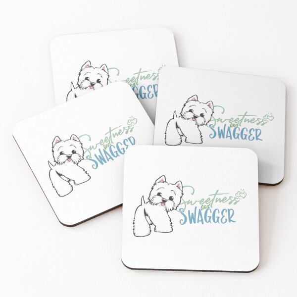 Item preview, Westies are sweetness and swagger designed and sold by WarmAndWestie.