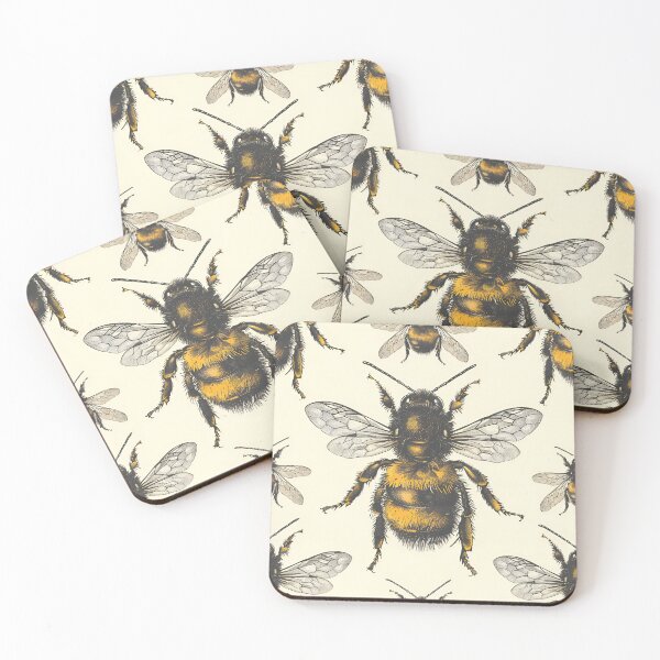 Item preview, Vintage Bees Pattern designed and sold by deckur.