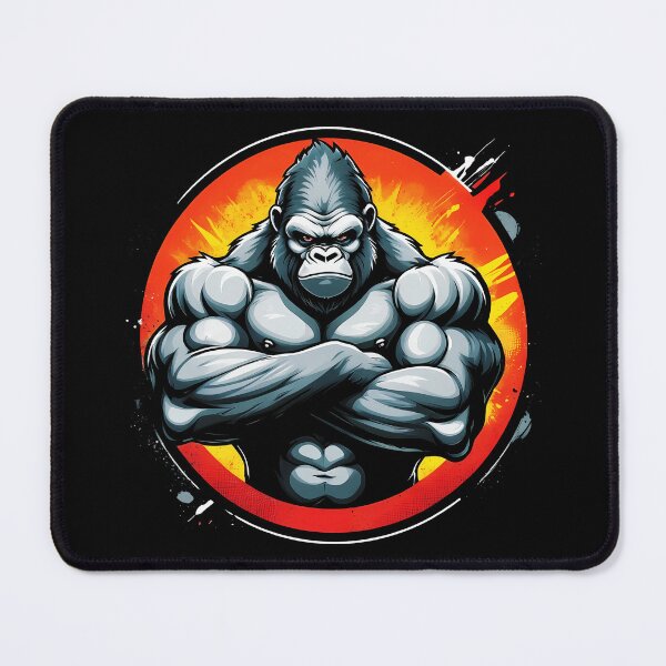 Item preview, Funny Gorilla Chest TShirt, Gorilla Graphic Tee - designed and sold by deluxelion.