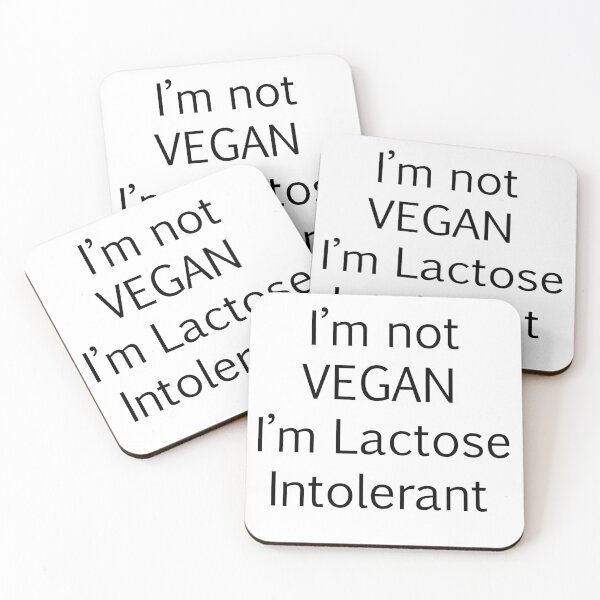 Item preview, Im not Vegan Im Lactose Intolerant designed and sold by John Tawaf.