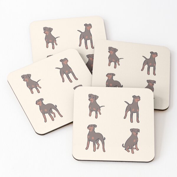 Item preview, Chocolate german pinscher dog pack  designed and sold by Mayarart.