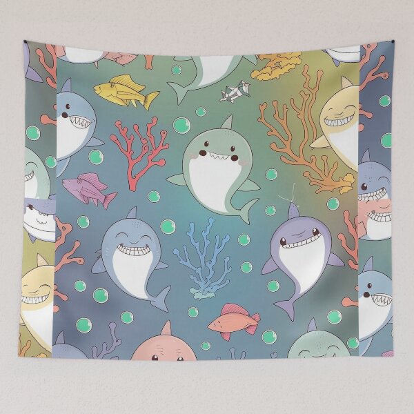Item preview, White Lemon Sharks Surfacing Emotional designed and sold by DunuStore.