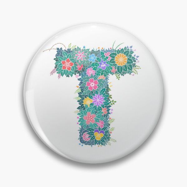Artikelvorschau, Blumenbuchstabe „T“ WeArePrettierThanFlowers entworfen und verkauft von birthflower.