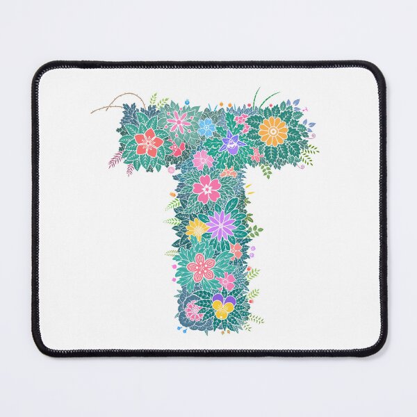 Item preview, Floral Letter "T" WeArePrettierThanFlowers designed and sold by birthflower.