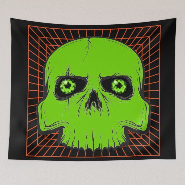 Item preview, SKULL ON GRID #2 designed and sold by RICK-TURNER.