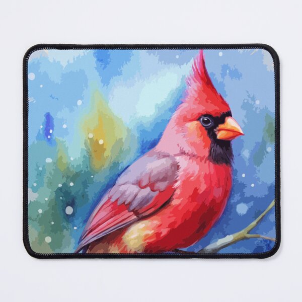Item preview, Watercolor Red Cardinal designed and sold by printmala.