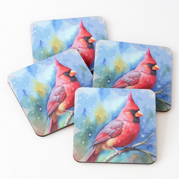 Item preview, Watercolor Red Cardinal  designed and sold by printmala.