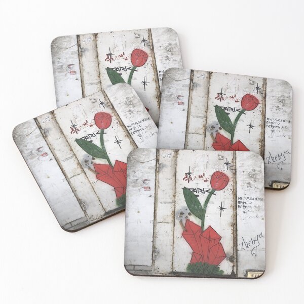 Item preview, red flower graffiti  designed and sold by mrivserg.