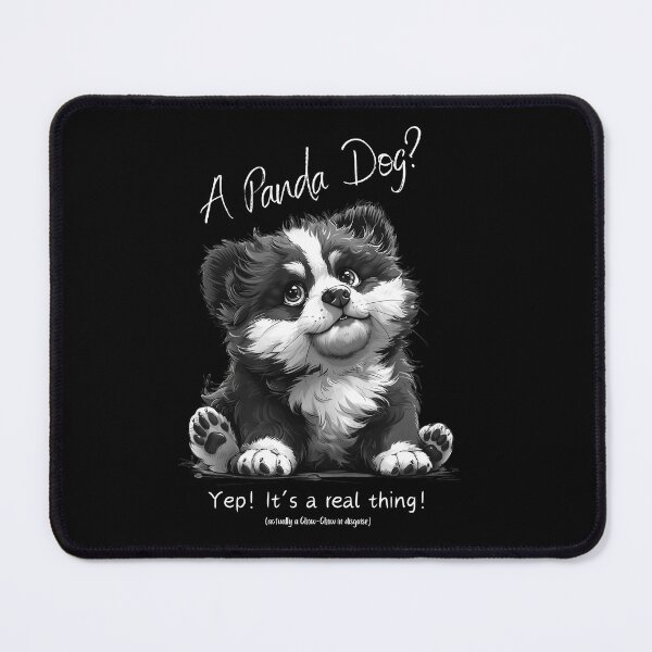 Item preview, A Panda Dog? Yep, it's a real thing! designed and sold by Aktio Design.