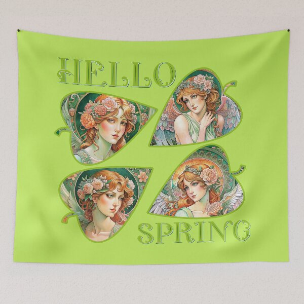 Item preview, Hello Spring designed and sold by CatCoconut-Art.