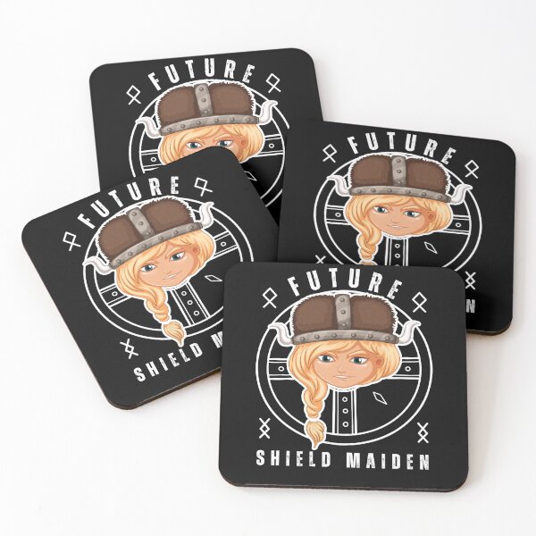 Item preview, Girls Future shield maiden cartoon for kids designed and sold by Lady-Frost.