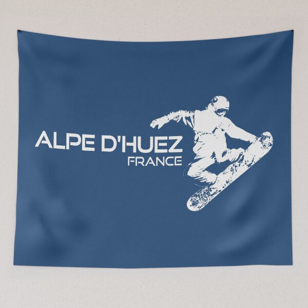 Item preview, Alpe d’Huez France Snowboarder designed and sold by Esskay Designs.