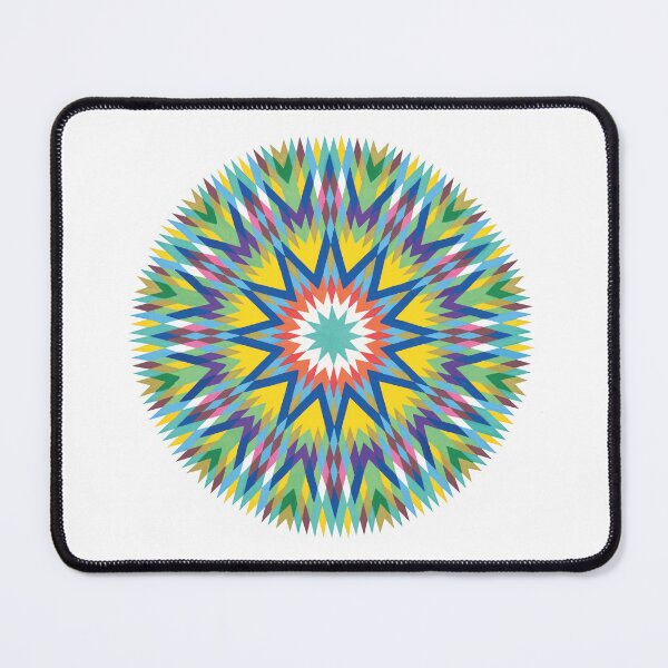Item preview, Round Serenity Vibratory Mandala designed and sold by berengere gazielly.