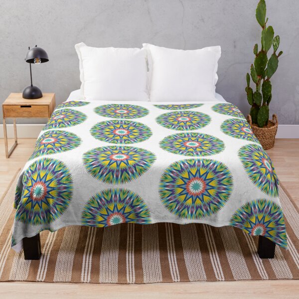Item preview, Round Serenity Vibratory Mandala designed and sold by berengere gazielly.