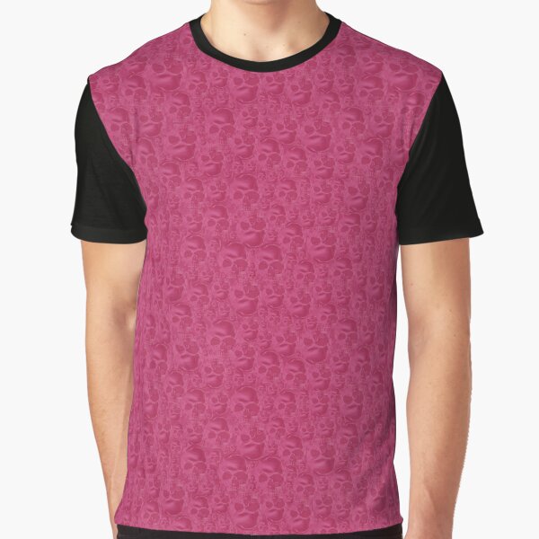 Skulls Jungle Pink Samsara Graphic T-Shirt