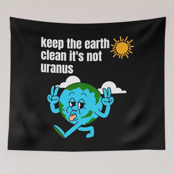 Item preview,  keep the earth clean it's not uranu designed and sold by Creativedsigna.