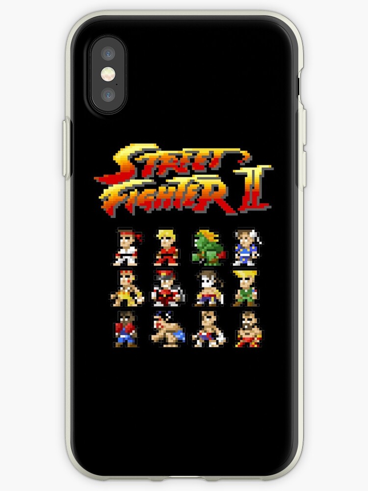 Street Fighter 2 Characters Pixel Art Iphone Cases Covers By