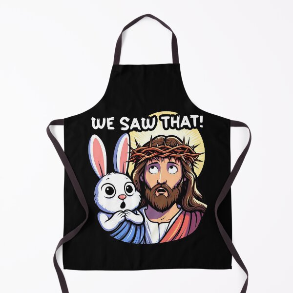 Item preview, We Saw That meme Jesus Christ and Easter Bunny designed and sold by plushism.