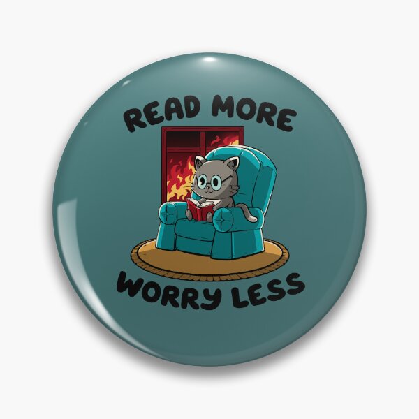 Item preview, Copy of Read More Worry Less - Funny Book Cat Cute Sarcasm Gift designed and sold by koalateess.