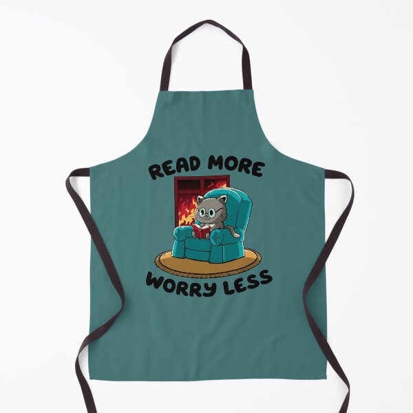 Item preview, Copy of Read More Worry Less - Funny Book Cat Cute Sarcasm Gift designed and sold by koalateess.