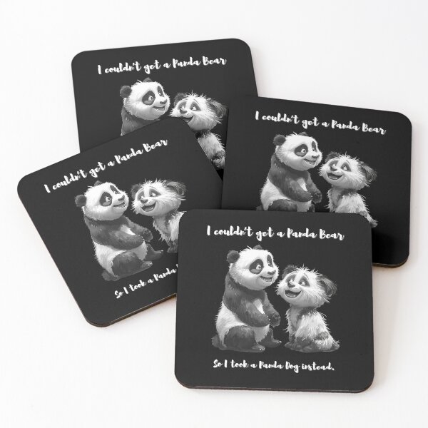Item preview, I couldn't get a Panda Bear so I took a Panda Dog instead. designed and sold by Aktio  Design.