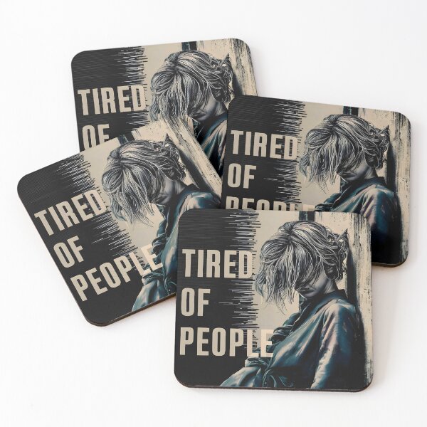 Item preview, Tired of People! designed and sold by ThreadLore.