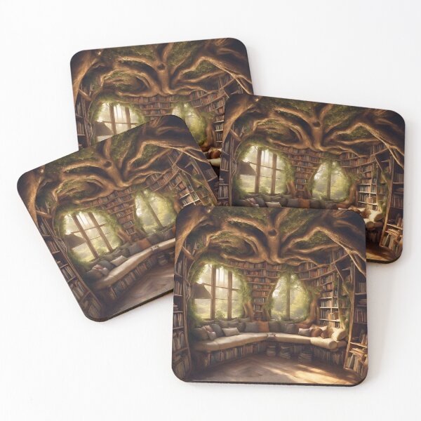 Item preview, Enchanted Arboreal Library: Where Stories Take Root designed and sold by Damsith741.