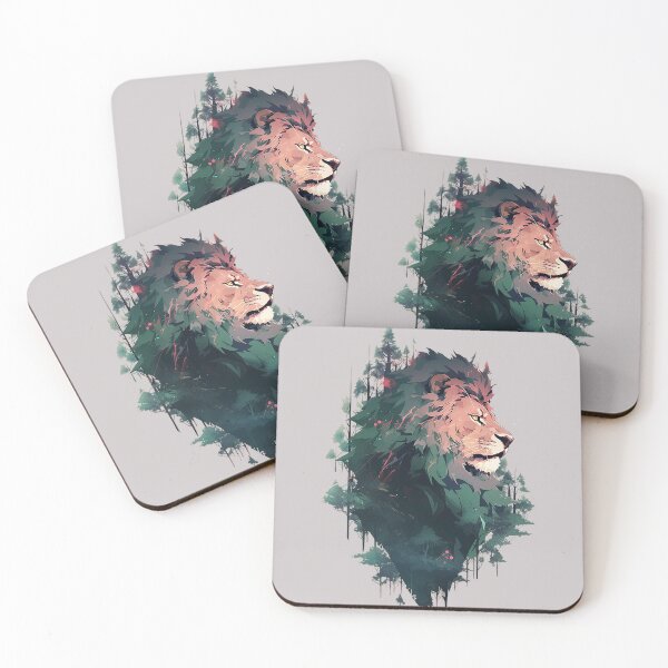 Item preview, lion at forest designed and sold by maniabx.