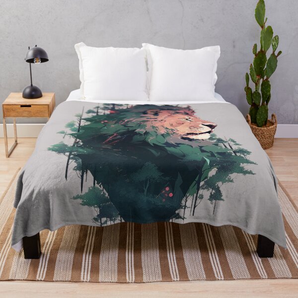 Item preview, lion at forest designed and sold by maniabx.