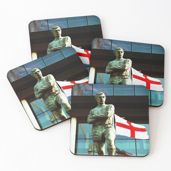 Item preview, Bobby Moore Statue England Flag Wembley Stadium designed and sold by AndyEvansPhotos.