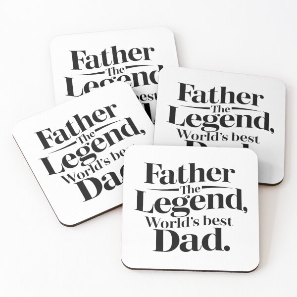Item preview, Father the Legend, World's best Dad designed and sold by Colorful-Garden.