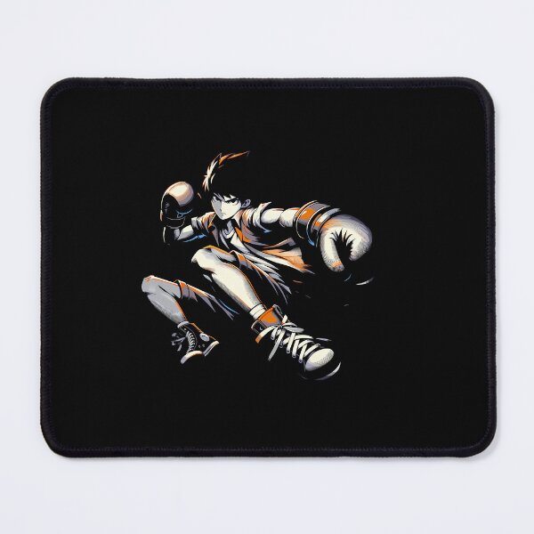 Item preview, Dynamic Anime Boxer Intense Gym Motivation designed and sold by CatherWilliams.
