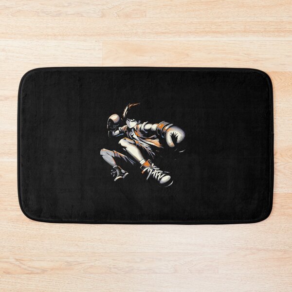 Item preview, Dynamic Anime Boxer Intense Gym Motivation designed and sold by CatherWilliams.