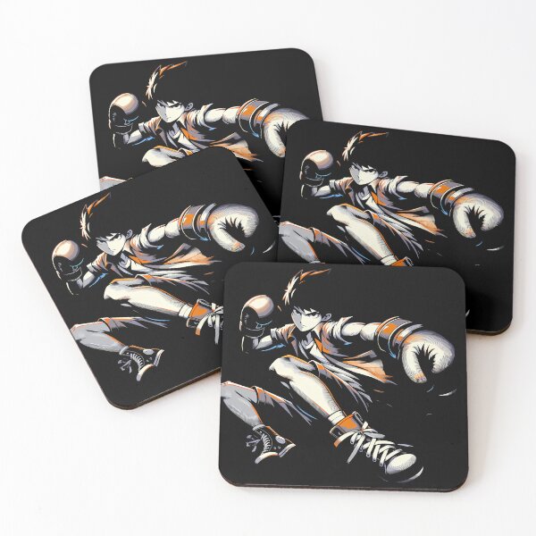Item preview, Dynamic Anime Boxer Intense Gym Motivation designed and sold by CatherWilliams.
