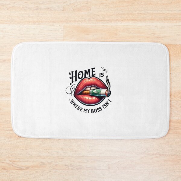 Item preview, Home is where my boss isn't, designed and sold by BlueGoldArt.