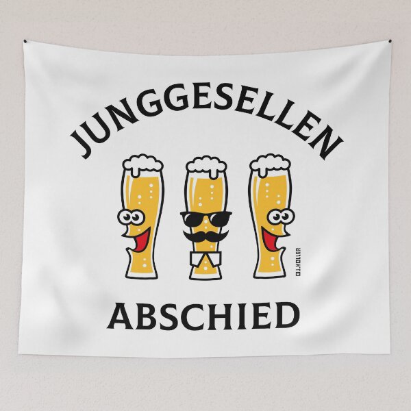 Item preview, Bachelor party (JGA / bachelor party / beer / beer glasses / 3C) designed and sold by Roderix.