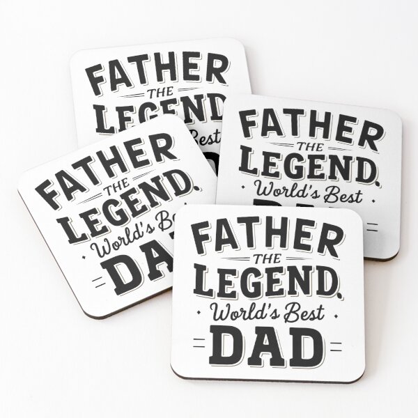 Item preview, #Father the Legend, World's best Dad designed and sold by Colorful-Garden.