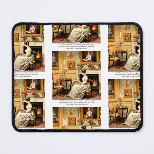 Item preview, "I declare after all there is no enjoyment like reading!" designed and sold by LiteraryLoves.