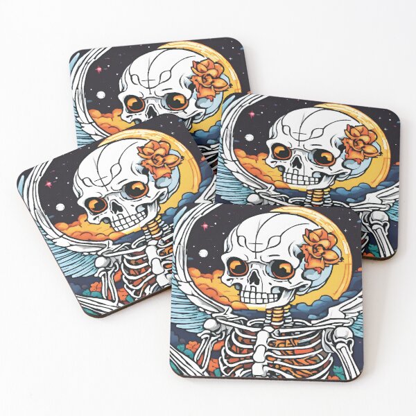Item preview, Floral Winged Skeleton designed and sold by Ashley's Art Shoppe.