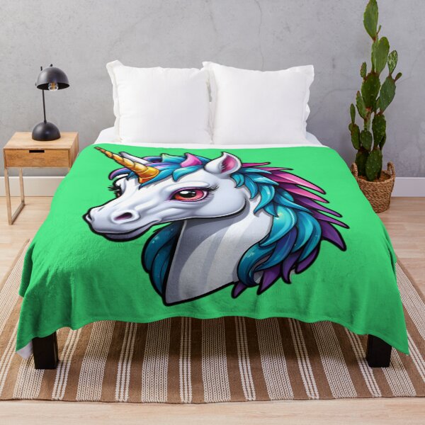 Item preview, Cute Fantasy Rainbow Unicorn  designed and sold by TheArtOfPat.