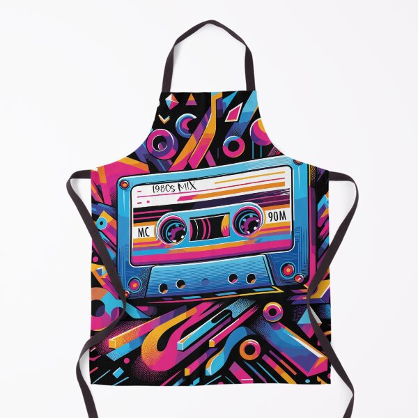 Item preview, 1980s music cassette mixtape - gift for retro lovers designed and sold by SpecialtiesShop.