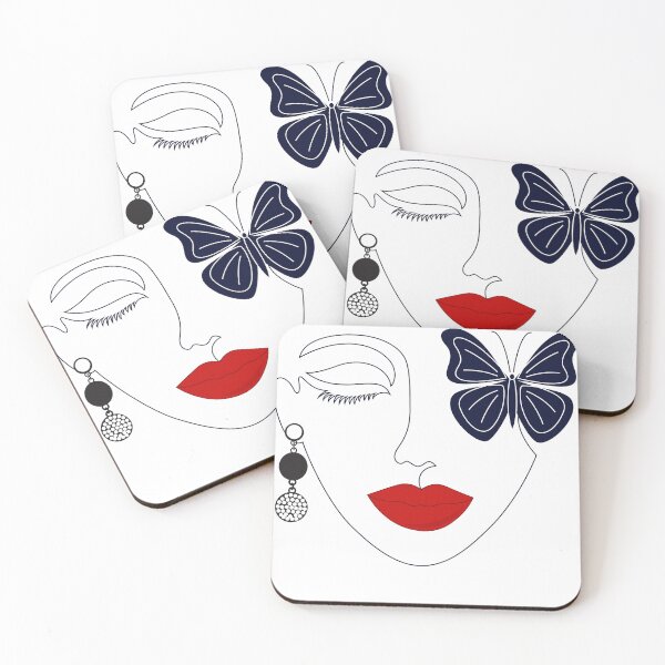 Item preview, women's face butterfly,  fashion designer designed and sold by upupupshop.