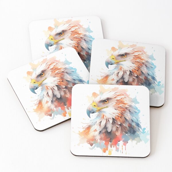 Item preview, watercolor eagle designed and sold by maniabx.