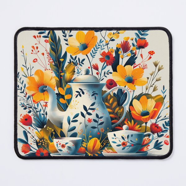 Item preview, Garden Tea Party Illustrated Poster designed and sold by palmyst.