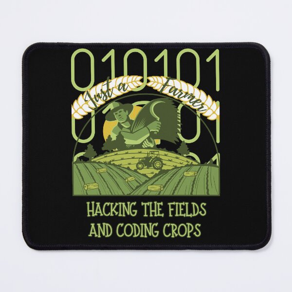 Item preview, Just A Farmer Hacking Fields and Coding Crops designed and sold by ZenZooVibes.