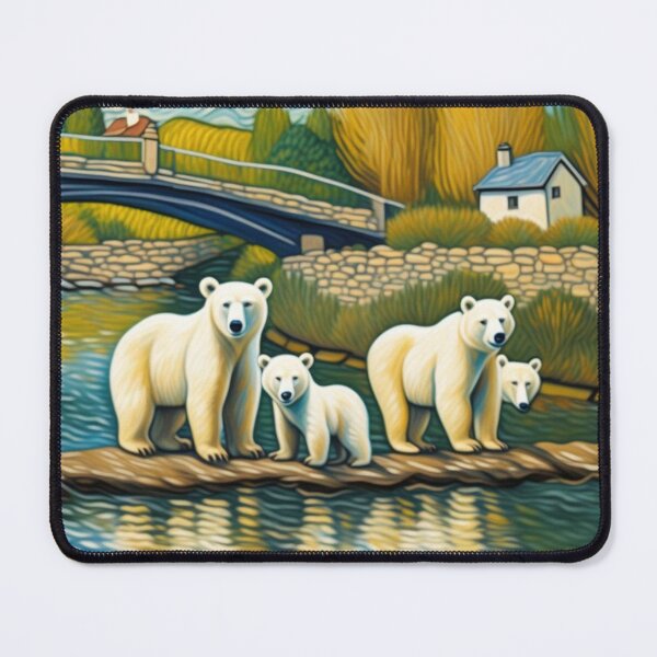 Item preview, Animal Cutest White Bear Family At River Bend Zoo Pals  designed and sold by sportsimpact.