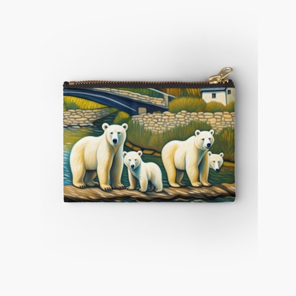 Item preview, Animal Cutest White Bear Family At River Bend Zoo Pals  designed and sold by sportsimpact.