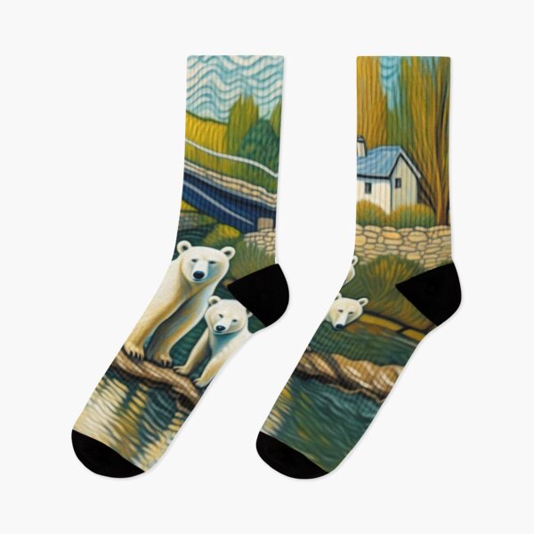 Item preview, Animal Cutest White Bear Family At River Bend Zoo Pals  designed and sold by sportsimpact.
