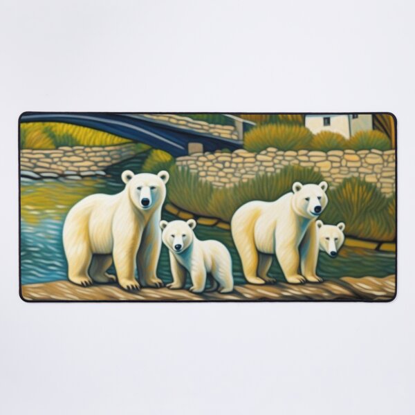 Item preview, Animal Cutest White Bear Family At River Bend Zoo Pals designed and sold by sportsimpact.